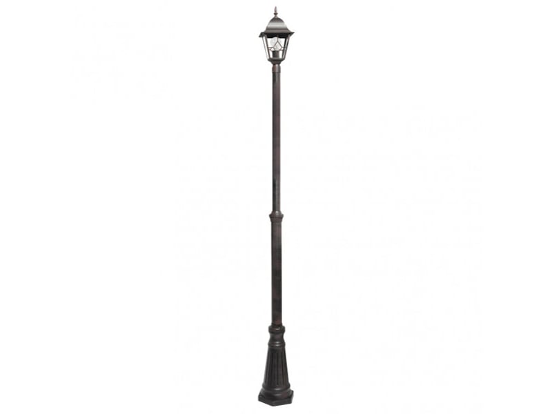 Lampadaire extérieur fabrilamp bootes 1 x e27 marron ip44 145-220 x 18 x 18 cm 149341002 - Conforama A