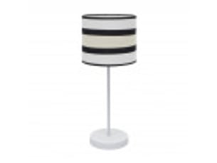 Lampe à poser fabrilamp karla blancbeige 1 x e14 42 x 17 x 17 cm