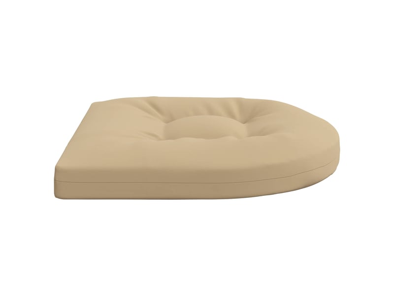  Lot de 4 coussins de siège, coussins d'assise 100 % polyester beige cf60052  - Conforama D
