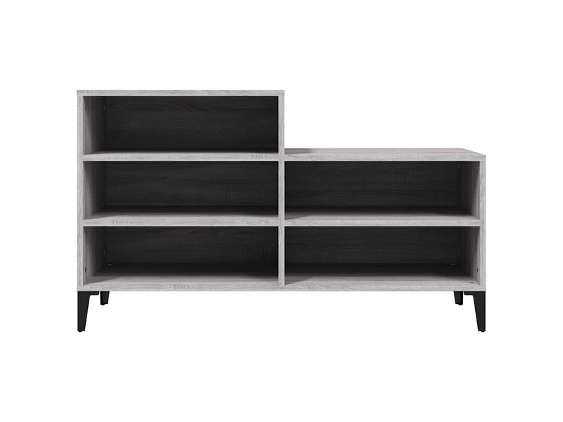  Armoire à chaussures sonoma gris 102x36x60 cm bois d'ingénierie shl3328  - Conforama E