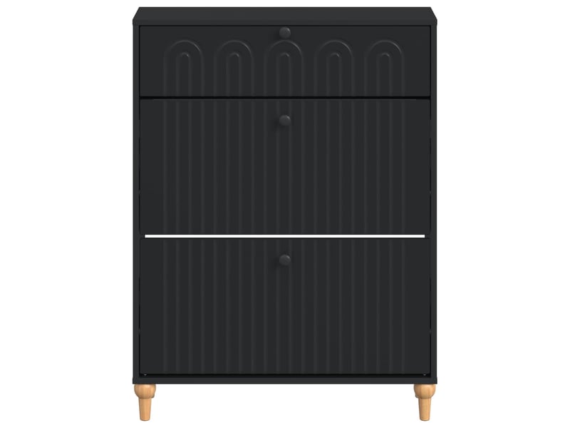  Meuble à chaussure, cabinet à chaussures alkmaar 78x24x103 cm bois d'ingénierie shl3773  - Conforama D