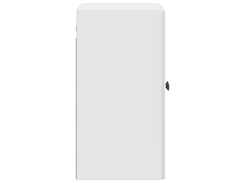 Armoire murale salon 59x31x60cm bois d'ingénierie blanc brillant shl9130  - Conforama E
