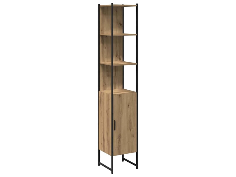 Ensemble de mobilier de salle de bain 4 pc marron cf64527 - Conforama E