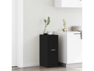 Meuble de rangemenrt, cabinet de pharmacie chêne noir 30 x 41 x 77.5 cm
