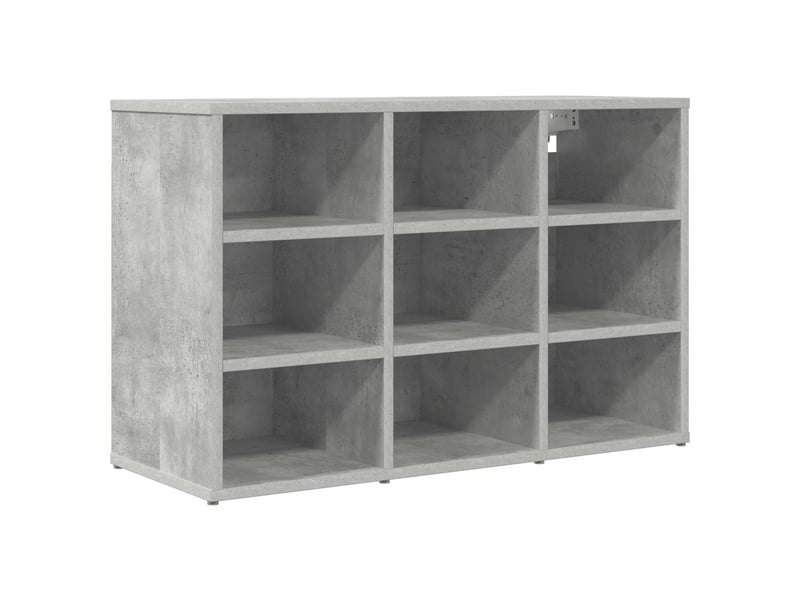  Meuble à chaussure, cabinet à chaussures 77,5x30x51 cm bois d'ingénierie shl227  - Conforama A