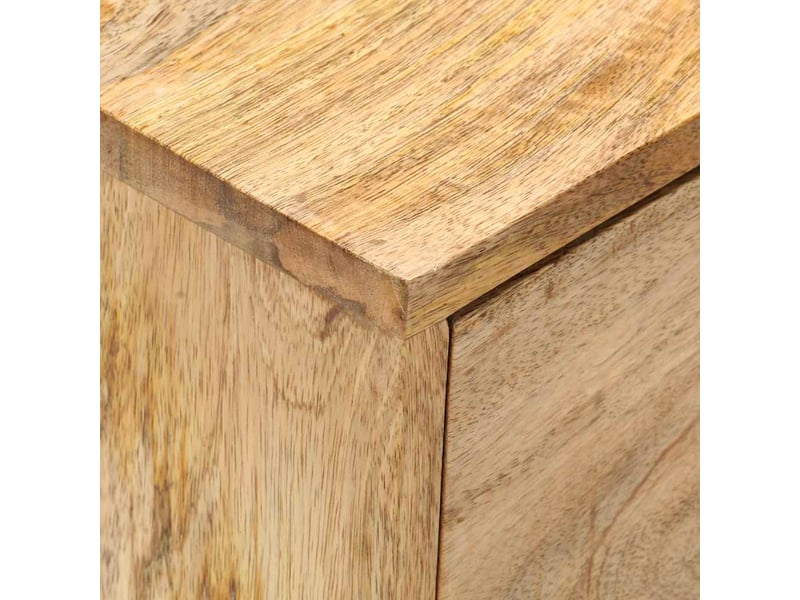  Table de chevet - cabinet de chevet - table de nuit 40x35x55 cm bois de manguier solide  - Conforama D