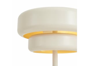 Lampe de table rétro beige 41 cm - ophelia