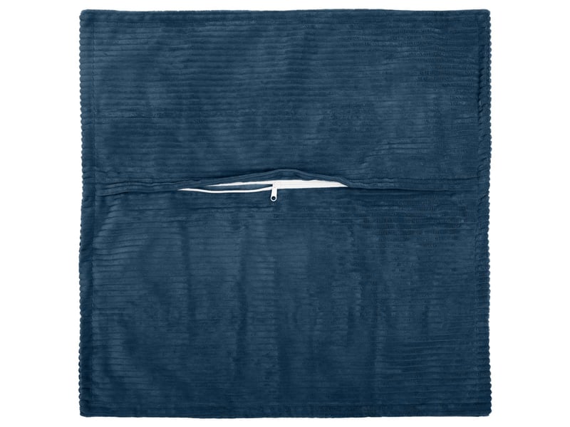  Lot de 12 housses de coussin houten bleu marine 50 x 50 cm cf49002  - Conforama C