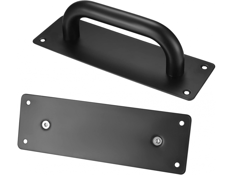  2 poignées en acier inoxydable pour portes coulissantes d'armoire, pour extérieur et jardin (200 x 65 mm)  - Conforama C