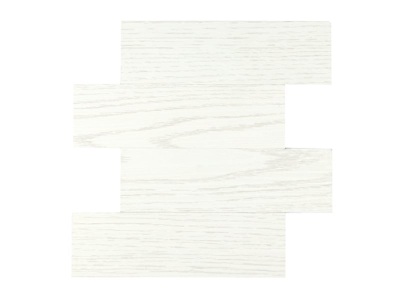  Crédence adhésive murale 3d  - effet bois 4 pièces 25x25 cm  - Conforama A