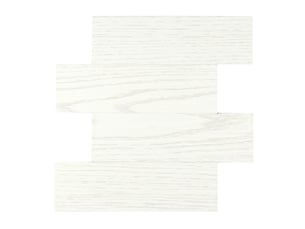 Crédence adhésive murale 3d  - effet bois 4 pièces 25x25 cm