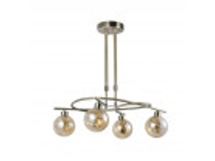 Fabrilamp varanasi, lampe, moderne, 4 x g9, cuir, 46-68 x 50 x 32 cm