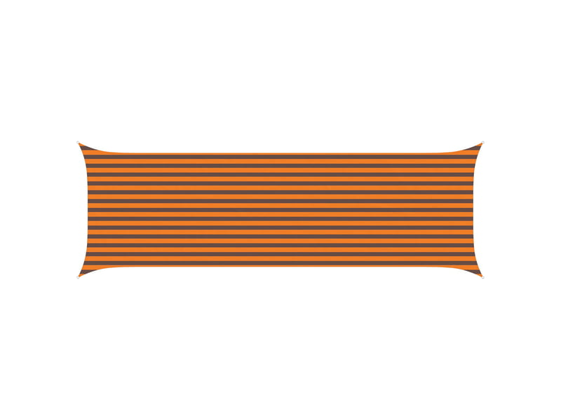 Voile d'ombre - voile d'ombrage - voile parasol orange et marron 2 x 6 m 100 % polyester oxford - Conforama A
