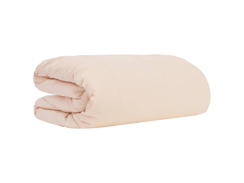  Couette - duvet 155 x 220 cm toutes saisons fibre de kapok beige  - Conforama D