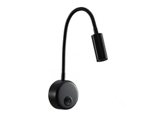 Applique murale fabrilamp edgar noir led intégrée 3 w 285 lm 4000 k 40x7x19 cm