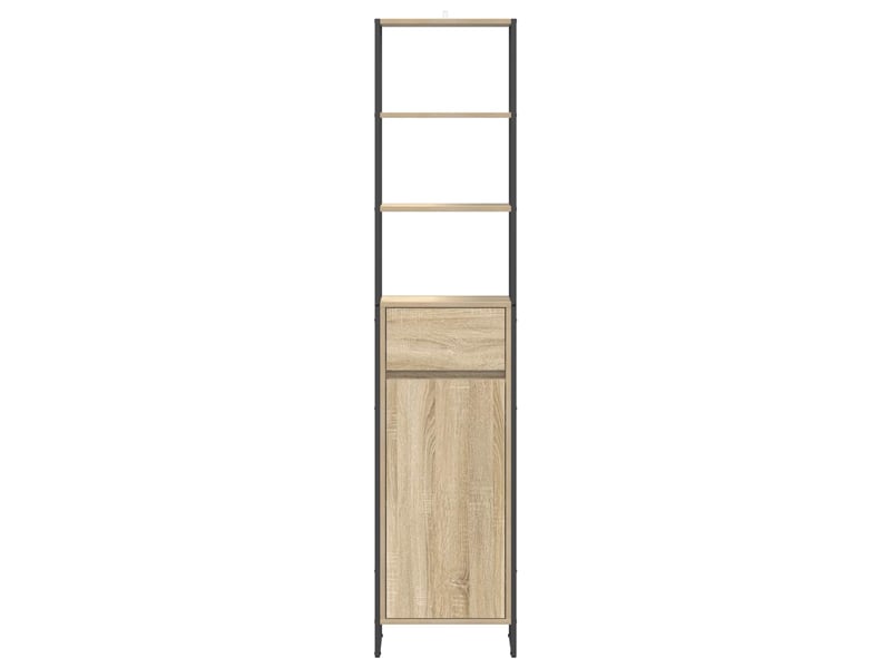  Cabinet de salle de bain sonoma 40x30x180 cm  - Conforama E