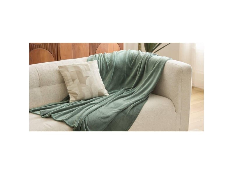  Plaid kiesa 180x230cm vert KIESA - Conforama E