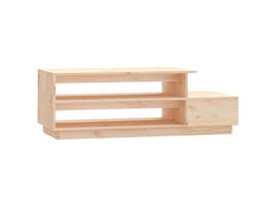 Table basse rectangulaire coloris marron  