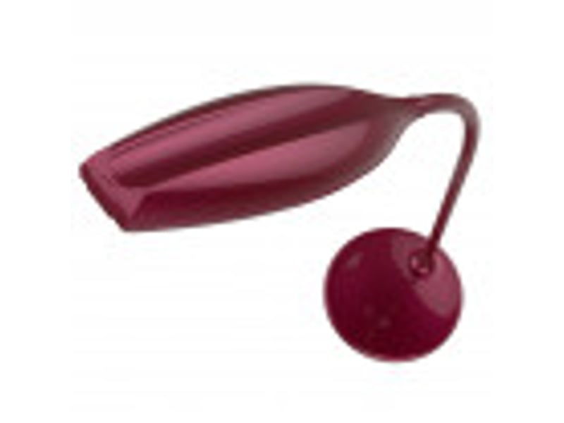  Fabrilamp turmalita lampe de bureau led rouge 7 w 560 lm, 3 températures, tactile et dimmable 140671007 - Conforama D