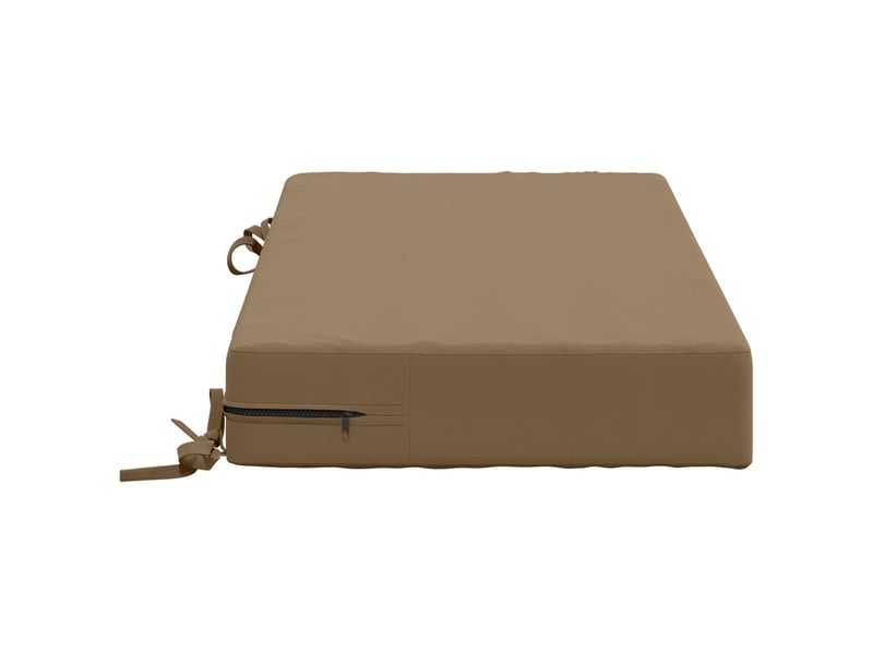  Coussin d'assise, coussin pour chaisecanapé soest 100 % polyester taupe 70 x 40 x 10 cm cf51499  - Conforama D
