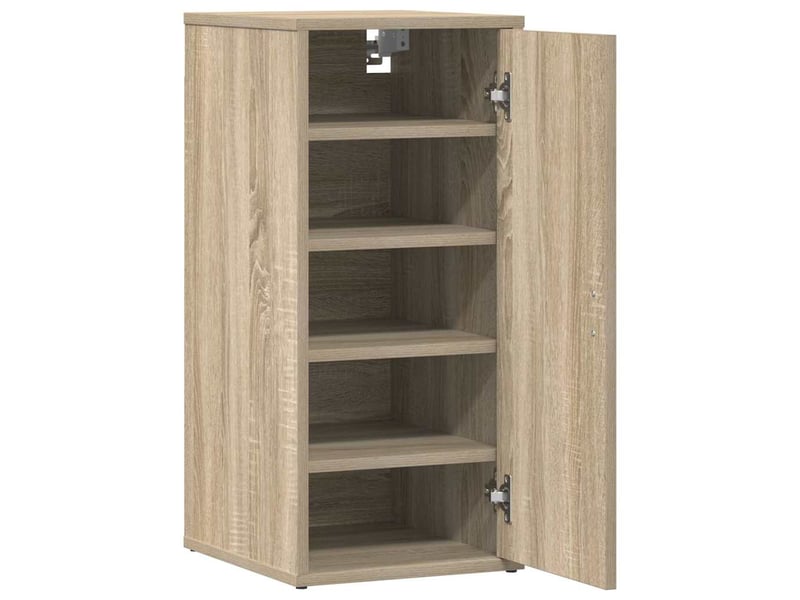  Armoires à chaussures 2 pcs, meuble à chaussures chêne sonoma 32x35x70 cm aggloméré  - Conforama D