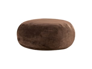 Pouf / repose pied MEULVA  marron