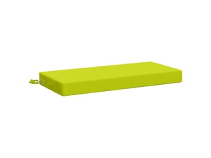 Coussin de banc, coussin d'assise, coussin de canapé soest 100 % polyester vert vif. 60 x 40 x 8 cm cf53766