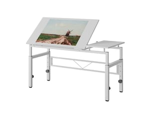 Plateau 127 cm coloris blanc
