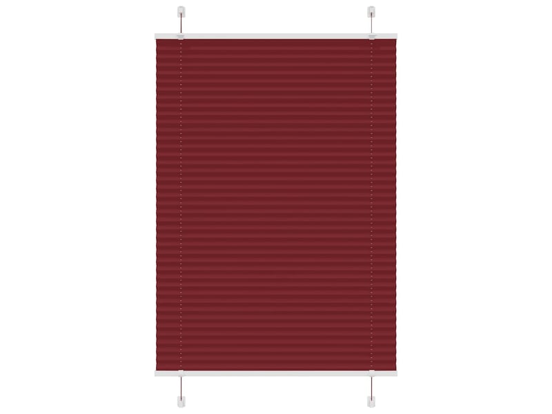  Store plissé, store de fenêtre rouge bordeaux 100x150 cm largeur du tissu 99,4 cm cf47019  - Conforama B