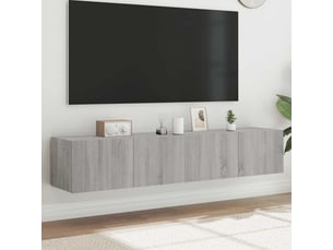 Meuble tv coloris gris 80 cm <strong></strong> <strong></strong>