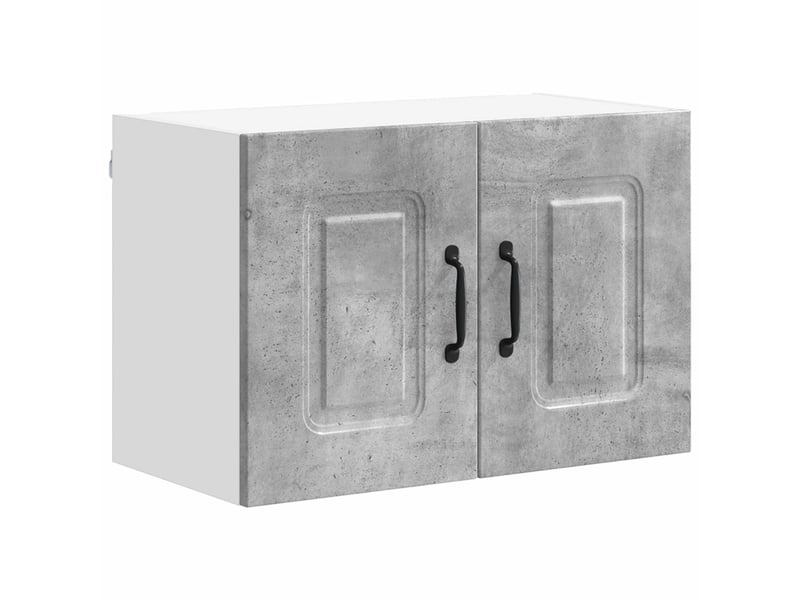  Meuble mural de cuisine | armoire de cuisine 2 pcs gris béton shl2077  - Conforama E