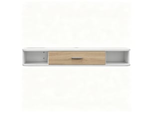 Meuble tv coloris blanc 120 cm