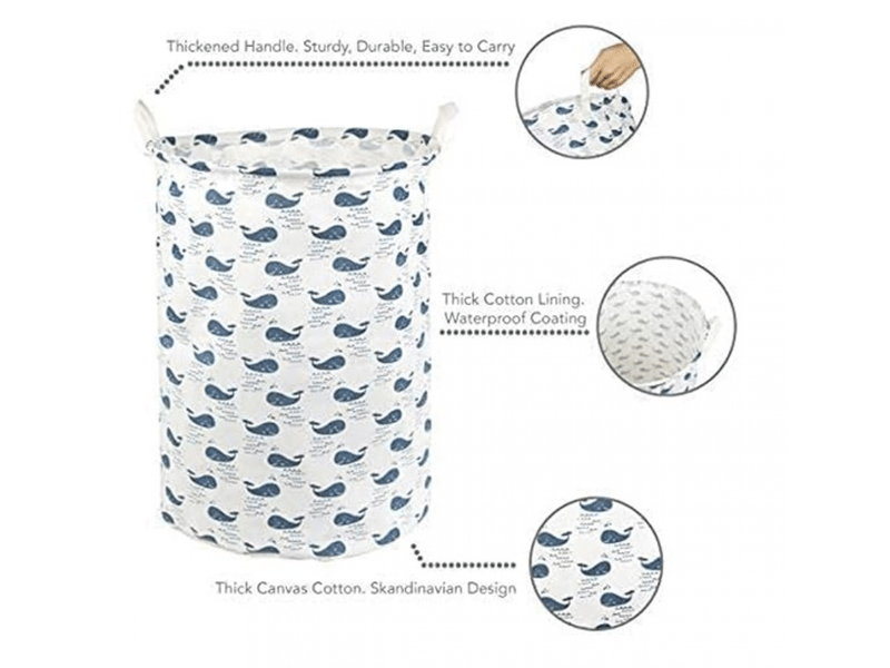  Panier à linge sale et sac à mailles pour le linge - conteneur de rangement pliable - panier à linge sale avec poignée - panier à serviettes  - Conforama D