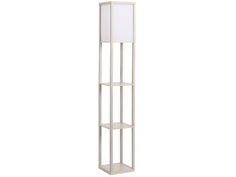  Lampadaire 26x26x160 cm e27 mdf blanc  - Conforama A