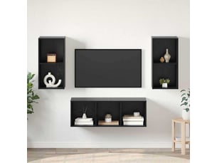 Meuble tv coloris noir 37 cm <strong></strong>  <strong></strong>