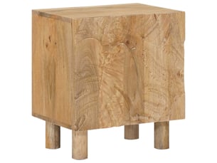 Table de chevet - cabinet de chevet - table de nuit faite main marron teck 40 x 30 x 45 cm