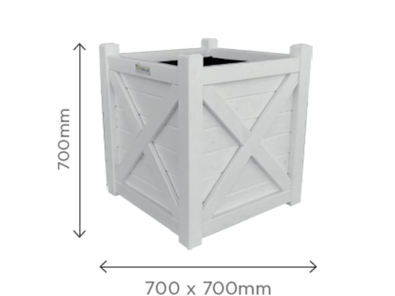  Bac a fleurs orangerie 700 x 700 x 700mm S7298LD - Conforama B