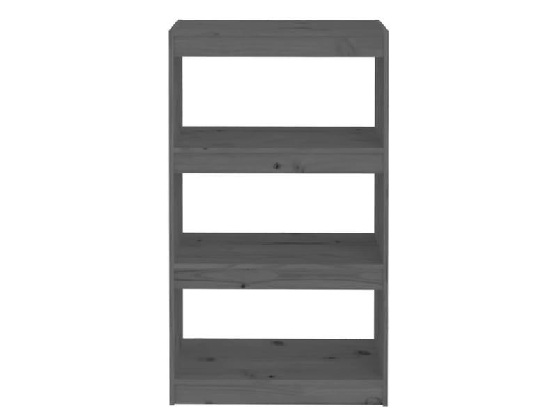  Bibliothèque, séparateur de pièce gris 60x30x103,5 cm pin massif  - Conforama E
