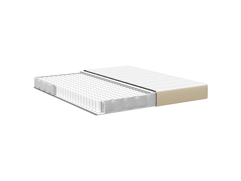  Lit double- lit adulte -  matelas de lit avec matelas sauge 180 x 200 cm tissu  - Conforama C