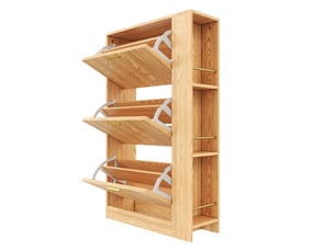 Meuble à chaussures 18 paire(s)  <strong>MODFU</strong>  <strong></strong> coloris naturel