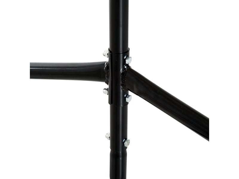  Porte-manteau rella en métal avec roulettes, noir, 150 x 60 x 170 cm  - Conforama E