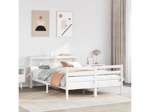 Lit adulte, lit double, cadre de lit avec tête de lit sans matelas 160x200cm cf4124