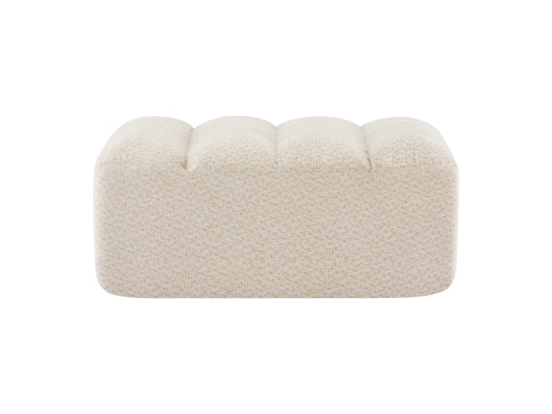  Ottoman polaire - polaire granulaire douce - 104x61x45 cm - poids 10.5 kg - confort ergonomique  - Conforama A