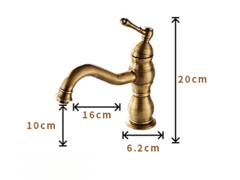  Mitigeur rétro, robinet de salle de bain, pivotant à 360°, hauteur 20 cm, noir CC005310ZLS - Conforama E