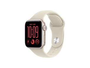 Montre connectee gps cellular 40mm aluminium starlight avec bracelet sand sport sm