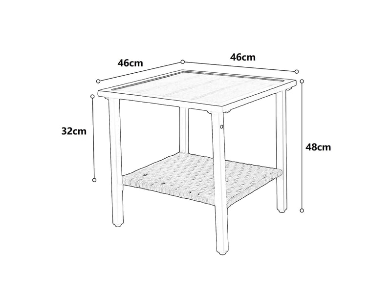 Ensemble de fauteuils à bascule extérieur 3 pièces, 2 fauteuils et 1 table, marron - Conforama D