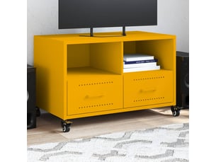 Meuble tv coloris jaune 68 cm <strong></strong>  <strong></strong>