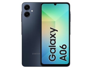 Smartphone 4g galaxy a06 64 go noir 4 go ram ecran 6,7 infinity android 14 batterie 5000 mah double sim