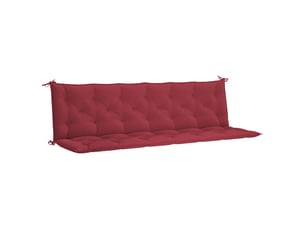 Coussin de banc de jardin, coussin d'assise rouge bordeaux tissu oxford cf52822