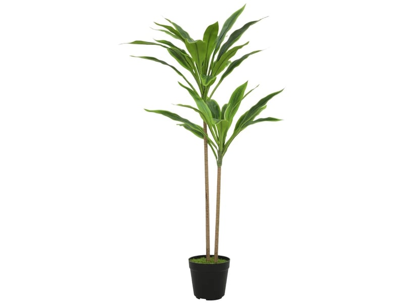  Cordyline artificielle 13x13x90 cm 29 feuilles vertes  - Conforama A